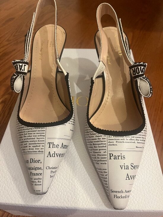 Dior Shoes - Dior Newspaper Print Shoes